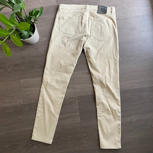 NWT Banana Republic Tan Cropped Mid-Rise Skinny Pants - Picture 10 of 13